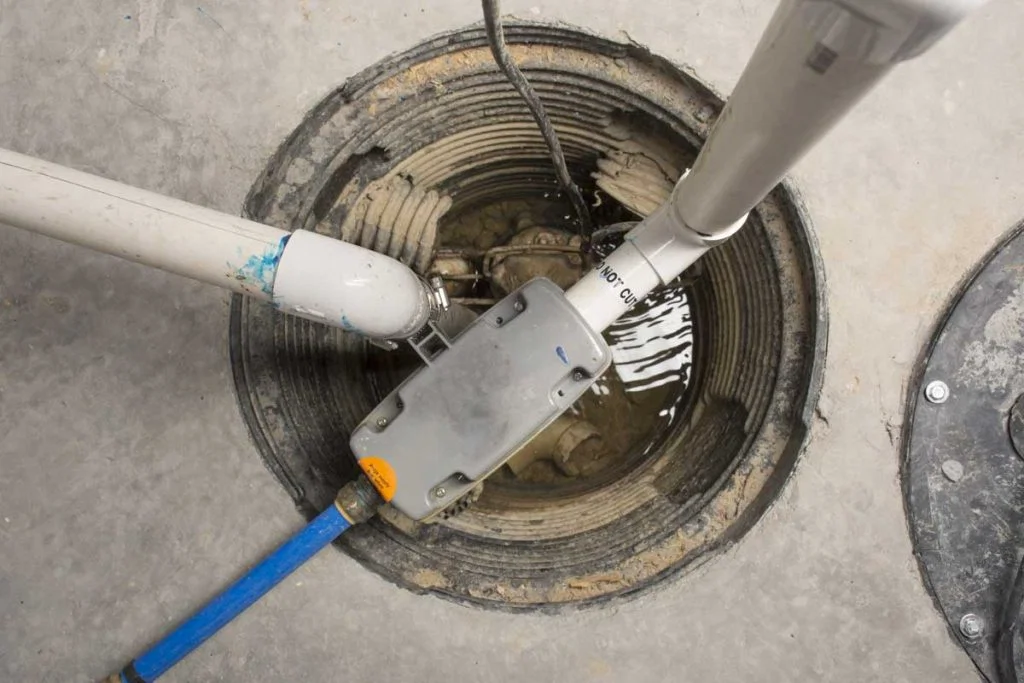 Sump pump system repair in Fort Myers Beach FL pit area